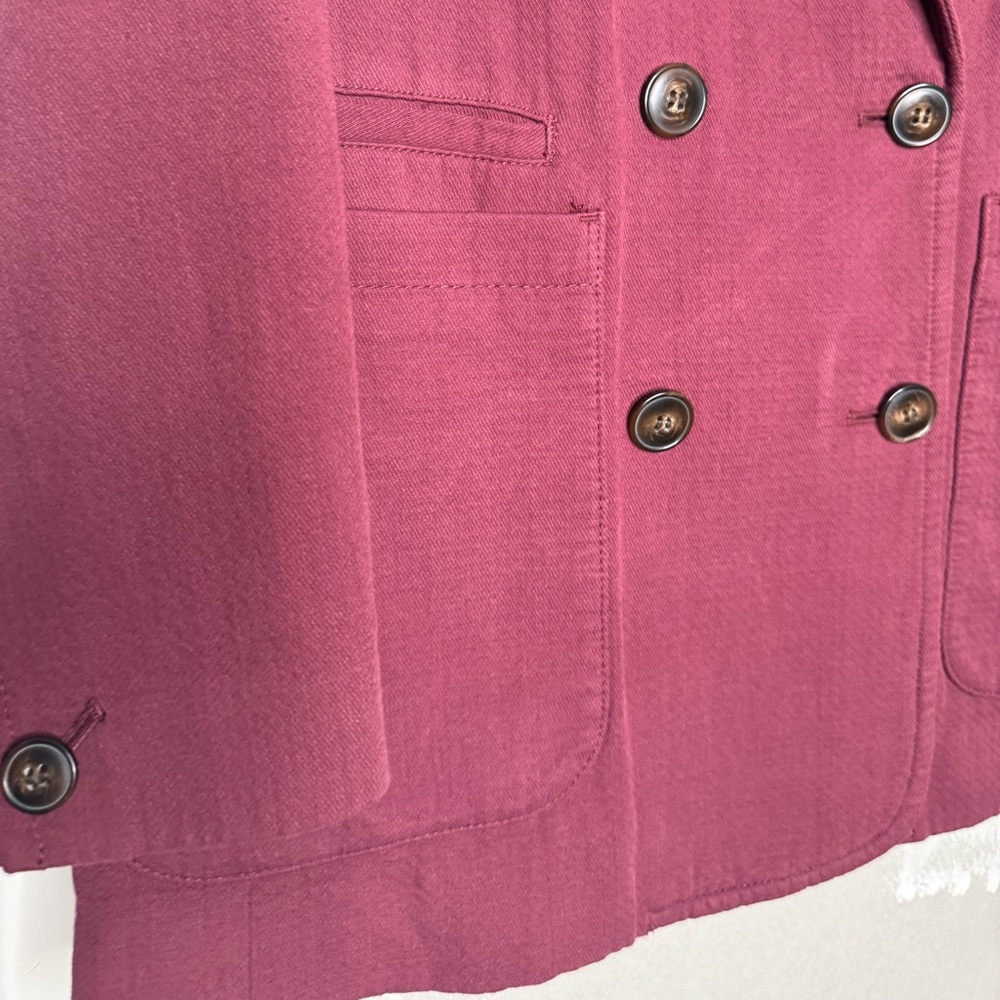 Madewell Hayfield Double Breasted blazer in vintage Mulberry office boho western - Picture 7 of 9